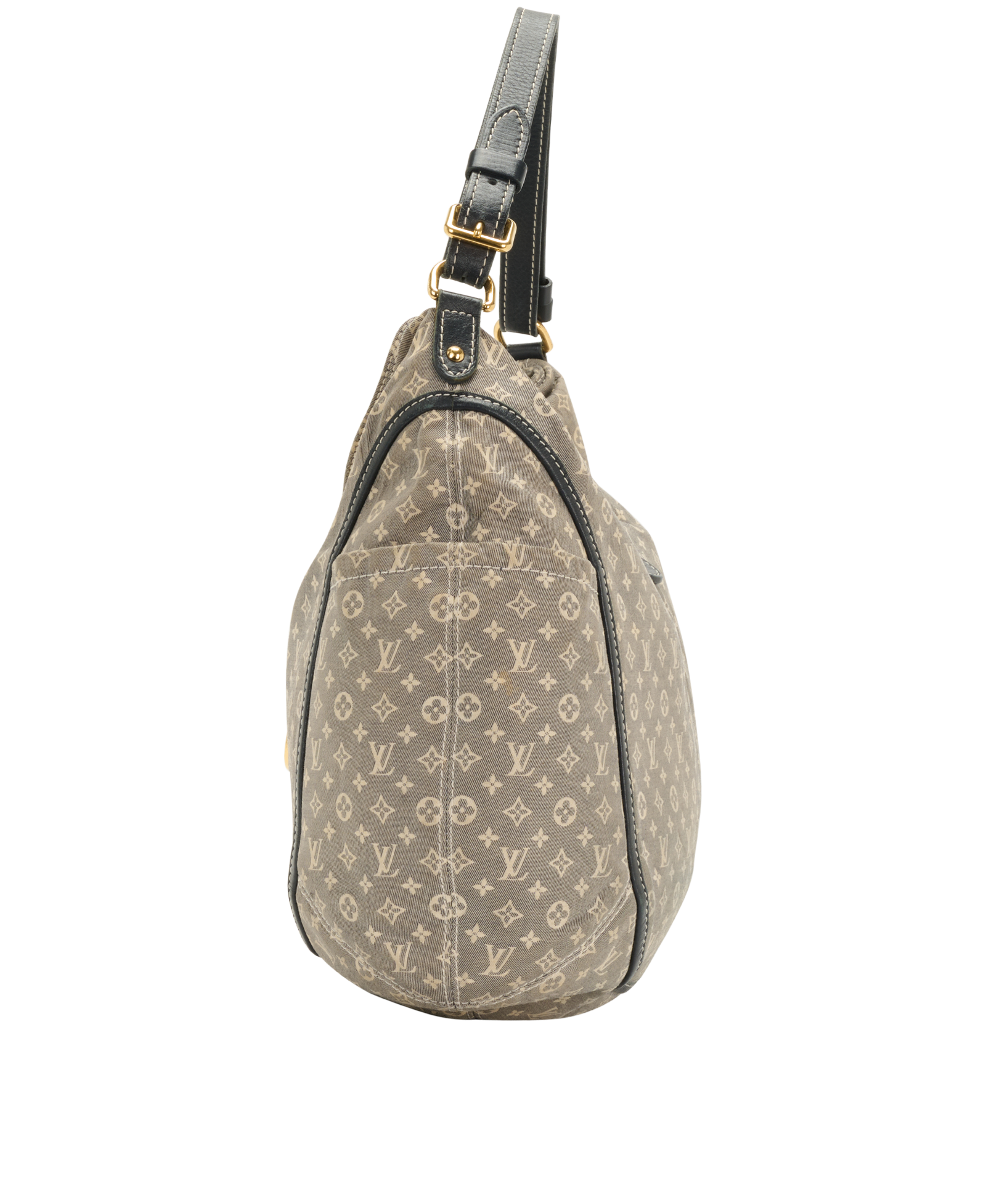 Idylle Romance, &pound;595, Handbags, Blue, Canvas, Bottom view